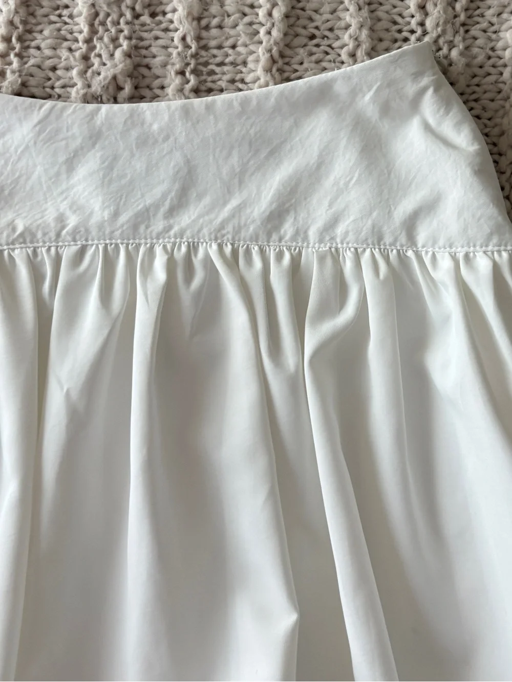 White Bubble Skirt